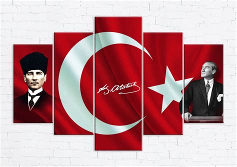 Atatürk 5 parça tablo